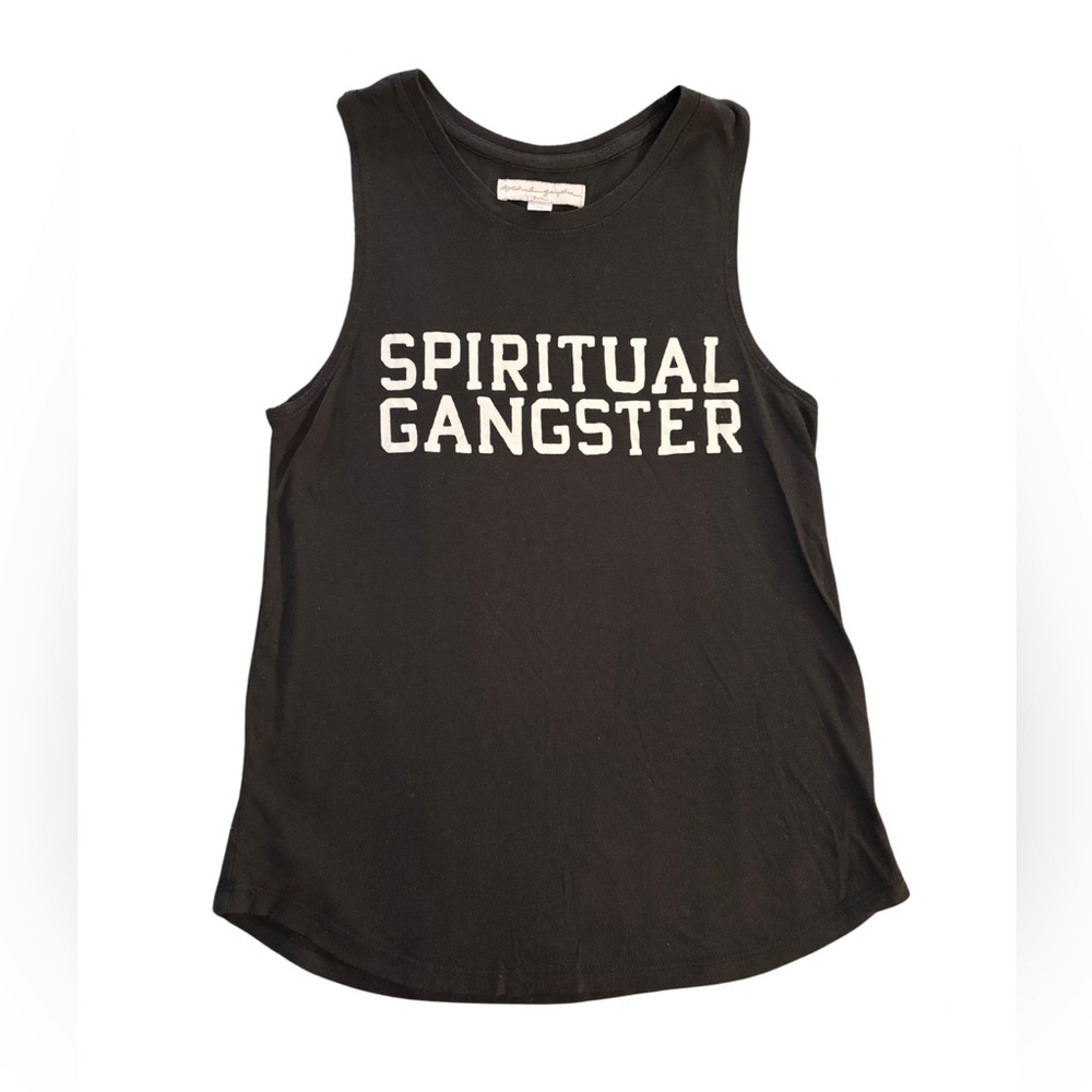 Spiritual Gangster Black Tank size Small